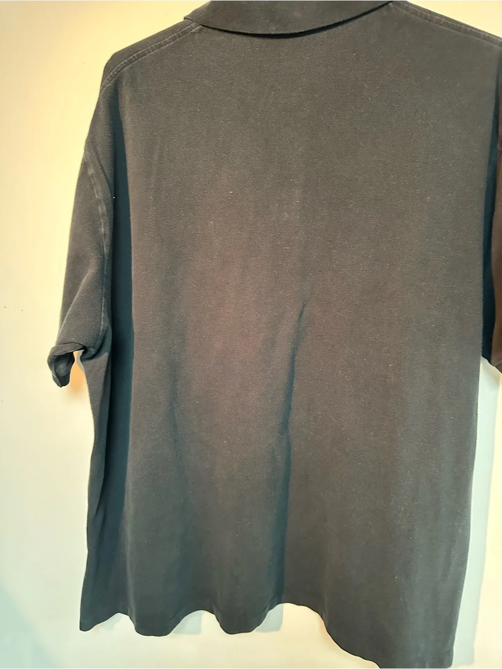 Ralph Lauren Men's Black Polo with Teal Logo